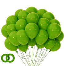 100Pcs Olive Green Balloons, 12 Inch Latex Balloons,Thickened Green Party Balloo - £11.94 GBP