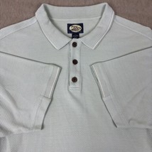 Tommy Bahama Short Sleeve Polo Shirt Mens Large Waffle Knit Silk Hawaiia... - £14.55 GBP