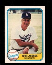1981 Fleer #116 Tommy Lasorda Nmmt Dodgers Mg Hof *X102326 - £2.69 GBP