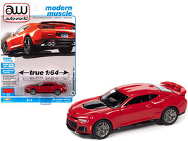 2018 Chevrolet Camaro ZL1 Red Hot Modern Muscle Limited Edition to 13000 Pcs Wor - £15.19 GBP