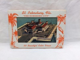 Vintage St. Petersburg &quot;The Sunshine City&quot; 20 Beautiful Color Views Post... - $14.84