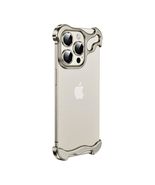 Generic Case for iPhone 15 Plus (Color: Gray) Metal Corner Up Down Bumpe... - $1,572.86 MXN