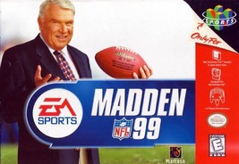 Madden NFL 99 - Nintendo 64 N64 Video Game  - £7.35 GBP