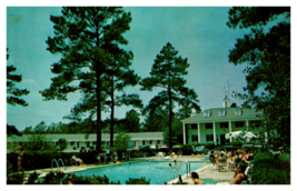Plantation Inn Motel Restaurant Pool View Raleigh North Carolina Postcard - £3.90 GBP