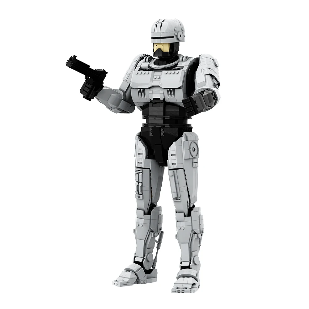 Gobricks MOC Robocop Robot Mechanical War Police Action Movie Figure -20... - $218.36