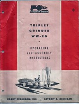 Vintage Ferguson System Farm Tractor Manuals for Grinder &amp; Wagner Loader -1940’s - £7.72 GBP