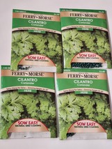 2023 Cilantro Herb Sow Easy Seeds (4) Packs 600 Total Seed Growing Height 20-28" - $6.93