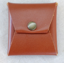 Square Coin Case (Brown Leather) by Gentle Magic  - £21.08 GBP