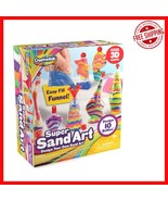 Complete Sand Art Set for Kids - 10 Bottles, Glitter &amp; No-Mess Funnel In... - $730.41 MXN