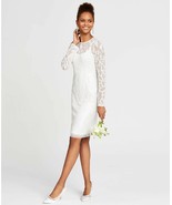 Adrianna Papell Beaded Illusion Sheath Dress Ivory Size 8 $339 - $256.27 CAD