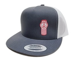 K W Kenworth Direct Embroidered Flat Bill Mesh Hat Cap - $24.74