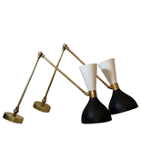 A Pair of Mid-Century Modern Stilnovo Wall Sconce for Italian Décor Lig... - $271.22 CAD