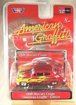 2006 Motor Max American Graffiti 1949 MERCURY COUPE Red w/Chrome Spoke Wheels - £12.92 GBP