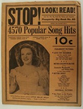 VINTAGE Hollywood Movie Song Hits Magazine Prosperity Big Book 85 Judy Garland - £8.94 GBP