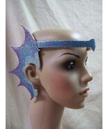 Blue Glittery Mermaid Webbed Fin Ears Earpiece Aquatic Creature Sea Hors... - $143.21 MXN