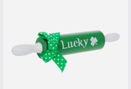 Saint Patrick’s Lucky Wood Decor  Rolling Pin. 7x1”hobby Lobby - £10.77 GBP