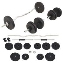 vidaXL Barbell and Dumbbell Set 66.1 lb - $3,647.83 MXN