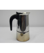 Stovetop Espresso Coffee Pot Italy GB Inox Stainless Moka Guido Bergna 1... - $39.99