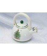 Spode Christmas Tree Metal Teapot 2 1/2 quarts Xmas - $537.75 MXN