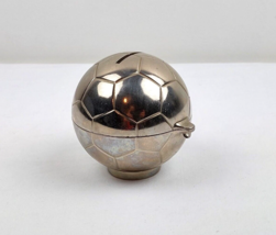 Vintage West German soccer ball piggy bank BMF coin bank money box sports gift - £25.78 GBP