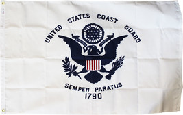 Coast Guard - 3&#39;X5&#39; Heavy Duty 2-Ply Polyester Flag - $58.80