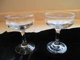 Bride and Groom Wine Glasses Vintage 1980  - $12.99