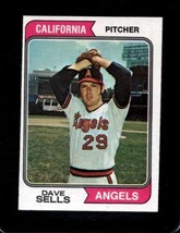 1974 Topps #37 Dave Sells Exmt (Rc) Angels *X51958 - £0.77 GBP