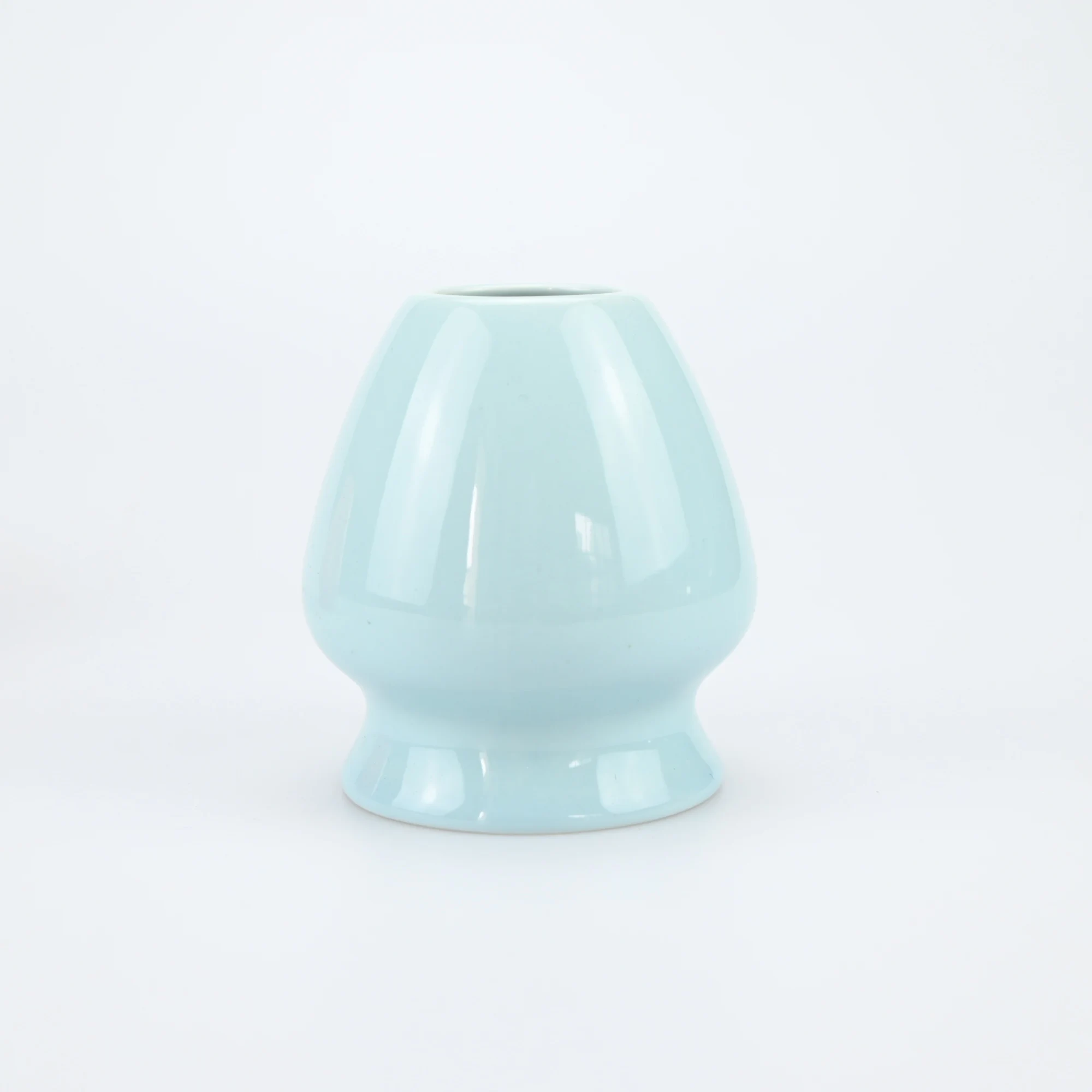 1PCS Ceramic Matcha Green Tea Chasen Holder Stand Bowl Bamboo Whisk Wathet - $8.49 CAD
