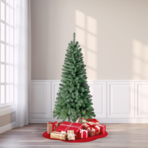 Holiday Time Nono Lit Wesley Pine Green Artificial Christmas Tree, 6&#39; - £19.67 GBP