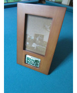 &quot;RARE WOODS&quot; WOODEN FRAME WITH CERAMIC INSERT 9 X 5 1/2&quot; HAND MADE ^^^ - €39,67 EUR