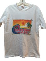 Catch the Fitness Wave event t-shirt M vintage Forsyth county NC palm tr... - $6.83
