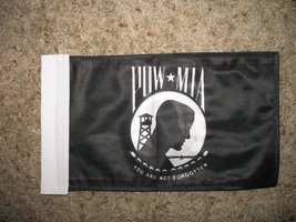 6&quot;x9&quot; 6x9 Pow Mia Nylon 2 Ply Boat Motorcycle Car Flag Banner With Sleeve - £3.98 GBP