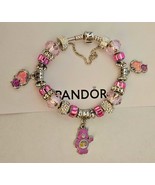 Pretty in Pink Bear Love - Authentic Pandora Bracelet - $205.14 CAD