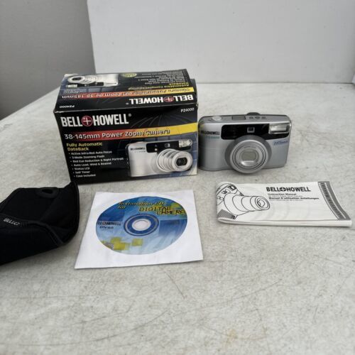 Bell & Howell 38-145mm Zoom 35mm Film Camera w/DataBack PZ4000, tested - $39.60