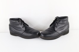 Vtg 70s Streetwear Mens 9 Distressed Leather Ankle Chukkas Chukka Boots ... - $98.95