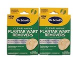 Dr. Scholl&#39;s CLEAR AWAY Wart Removers 24 Medicated Discs Pads x 2 Boxes ... - $19.79