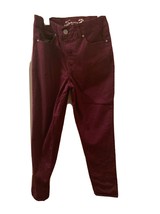 Seven7 Plum Purple Jeans Women&#39;s Size 14 Pockets Stretch Skinny - £23.28 GBP