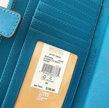 Michael kors Double Zip Phone Wristlet Wallet - Lagoon - £71.05 GBP