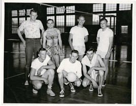 Original Photo USAF Airmen at Basketball Court, Parks AFB original 8x10 ... - $15.85