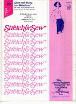 Stretch &amp; Sew 450 Skirt w/ Darts and Waistband Hip Size 32-46 Ann Person Vintage - £9.06 GBP