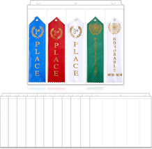 Award Ribbon Organizer Swim Ribbon Holder Ribbon Display Swimming Gymnas... - £15.07 GBP