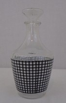  Decanter 1960&quot;s France Vintage Checkered Pattern   - $15.83