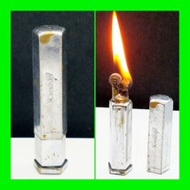 Unique Rare Vintage INNOXA Mandarin Pentagon Petrol Lighter ~ Working Co... - $54.44