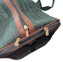 Vintage 1996 Sherpa Pet Carrier Bag Airline Dog Cat 20.5x12x12 Green READ image 9