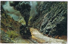 Postcard Durango-Silverton Narrow Gauge Animas River Gorge Colorado - £2.77 GBP