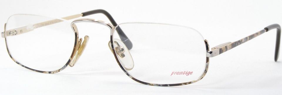 Vintage Prestige 274 22 Gold /Brown /Multicolor UNIQUE RARE EYEGLASSES 5... - $67.09