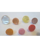 Plastic Flat Top Pearlized Shank Buttons You choose color and size - £7.84 GBP