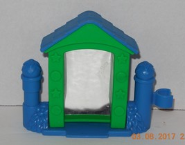 Fisher Price Current Little People Blue & green funhouse mirror FPLP Accessory - $9.65