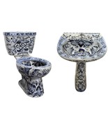 Mexican Talavera Ceramic Toilet Hand Painted  - Alas de Angel - - €1.032,90 EUR