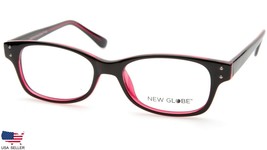 New Globe L4053 Dark Red Eyeglasses Glasses Plastic Frame 51-17-140 B33mm - £39.49 GBP